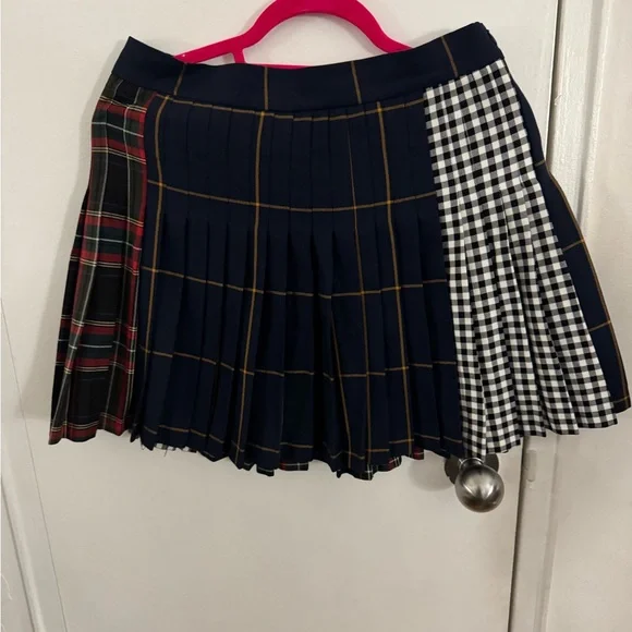 Zara checkered pleated preppy skirt size M - Picture 3 of 6